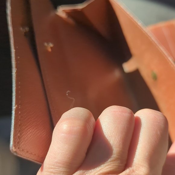 Louis Vuitton Brown and Tan Monogram Clutch Some Flaws On The Wallet. Please See - Picture 11 of 12